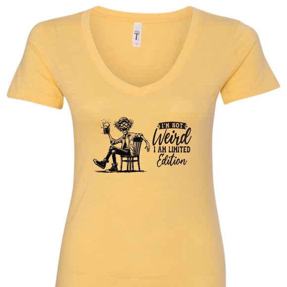 I'm Not Weird I Am Limited Edition V-Neck T-Shirt | Many Colors - Picture 2 of 10